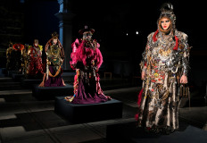 'Living Sculpture' Daniel Lismore brings wearable art to London 