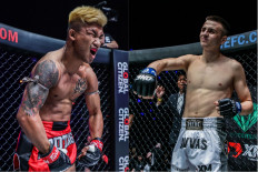 Rodtang Jitmuangnon (left) will face Savvas Michael at ONE Fight Night 1 on Aug. 27 in Singapore Indoor Stadium. 