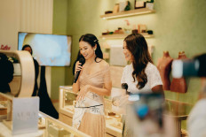 Telling the story: For actress and singer Maudy Ayunda, jewelry is more than just an accessory and can be a storytelling medium. (Courtesy of Tulola)