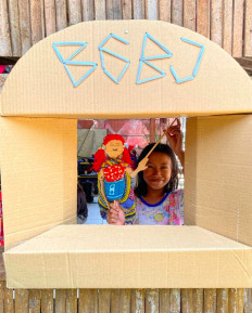 Art, trash and education: BGBJ collaborates with young artists to relocate free school