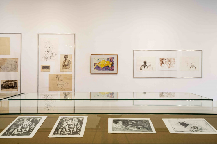 Traversing time: A closer look into Chairin Hayati Joedawinata and Erna Garnasih Pirous' artistic career and their relationship with each other. (Courtesy of Selasar Sunaryo Art Space)
