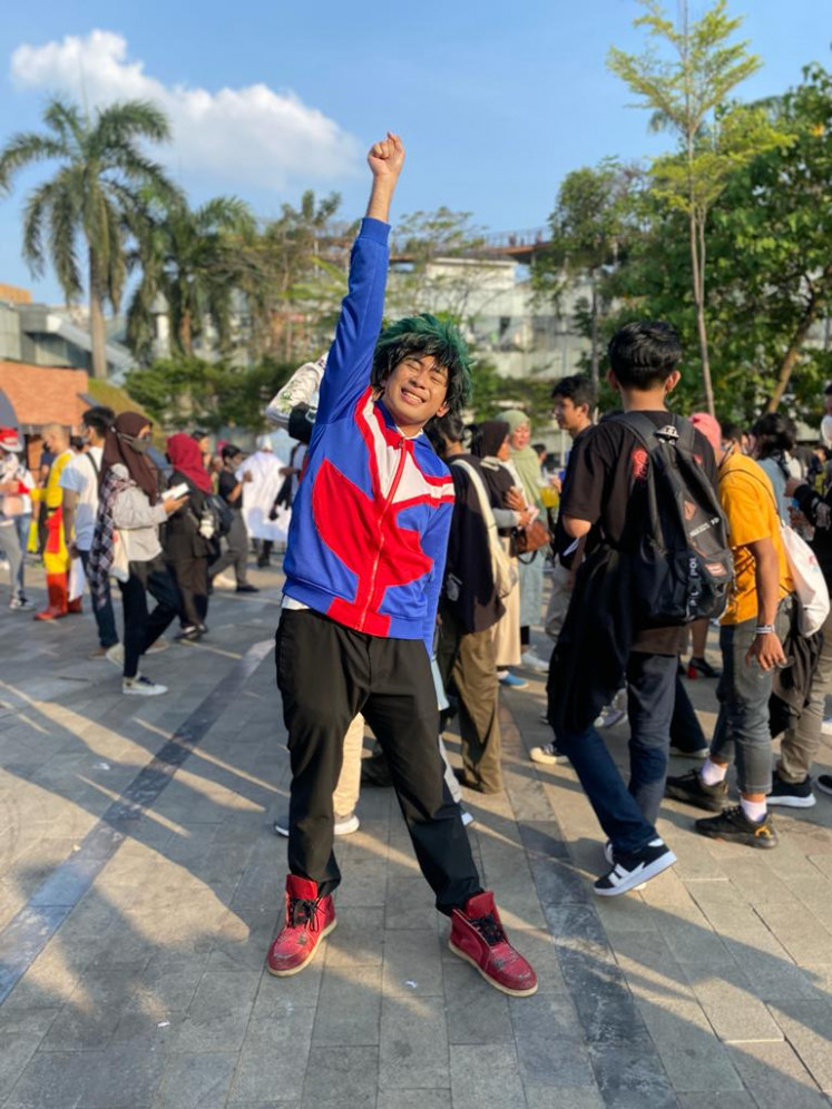 Childlike wonder: Luthfi Suryanda, now 27 years old and works as a manager at GHOSTY'S COMIC, argues that watching anime helps protect one's innocence. (Courtesy of Luthfi Suryanda)