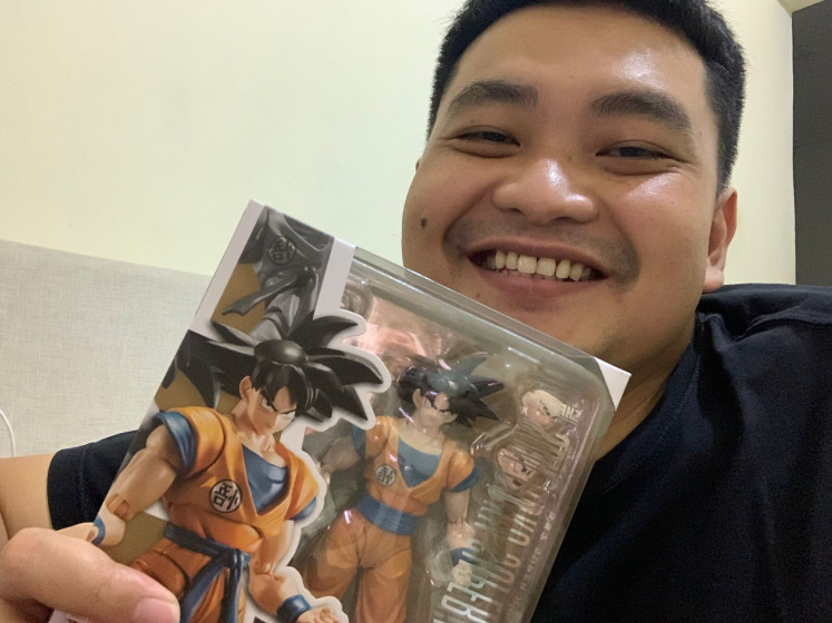 Generational binge: Bovie Sandhi, a 33-year-old private sector employee, has started bonding with his son by watching anime together. (Courtesy of Bovie Sandhi)