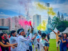 Celebration: A look at the 2021 Diwali Festival held by India Club Jakarta, a community and organization that provides a platform for all Indians in Indonesia. (Courtesy of India Club Jakarta)