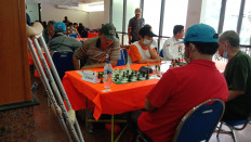 Elderly chess players show their enduring love of the game