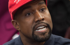 Unbridgeable gap: Kanye West wears a MAGA cap on Oct. 11, 2018 in Washington, D.C. West told Gap on Thursday that he was unilaterally severing his partnership with the retail brand, saying he had plans to open his own stores.