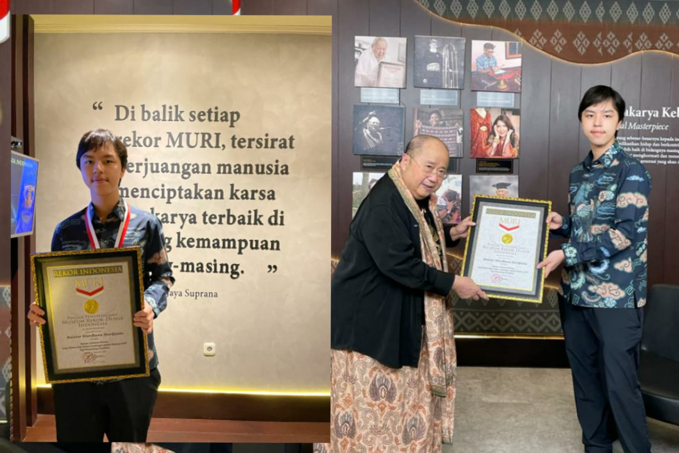 Dekan Indonesia Terima Sertifikat MURI Atas Donasi Platform NFT – People
