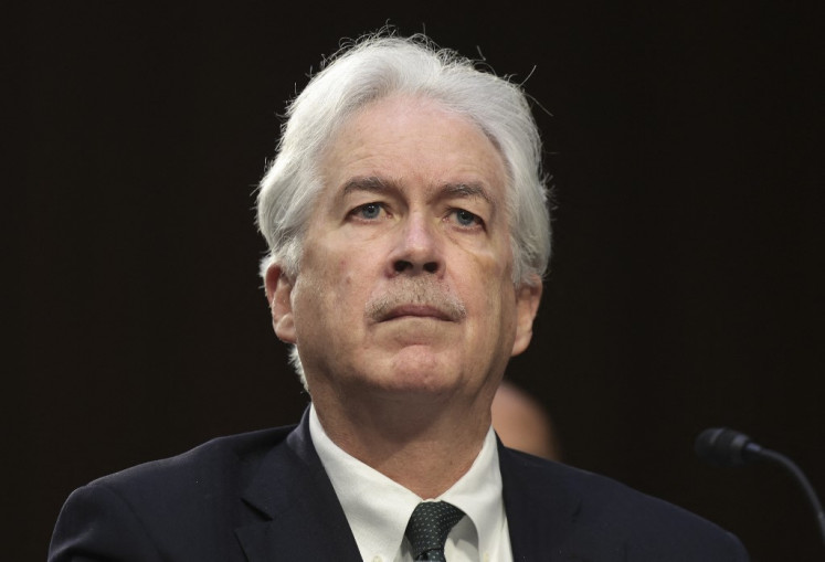 Not a Hollywood movie: Central Intelligence Agency director William Burns testifies before the Senate Intelligence Committee on March 10 in Washington, DC. Burns said in a podcast onThursday that his life as a special agent is nothing like Jason Bourne and James Bond.