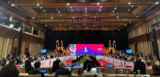 Delegates attend the Group of Twenty (G20) Tourism Ministerial Meeting on Sept. 27 in Bali.