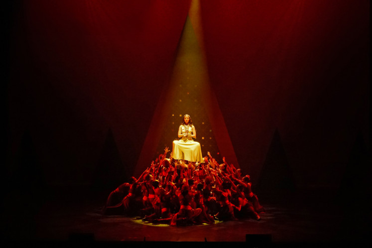 High quality: The 'Ken Dedes' production by EKI Dance Company shows the quality of the country's musical theater during the Indonesian Musical Festival (FMI) which ran from Aug. 20 to 21. 
