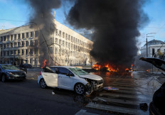 Russia bombs cities across Ukraine at rush hour in apparent revenge strikes