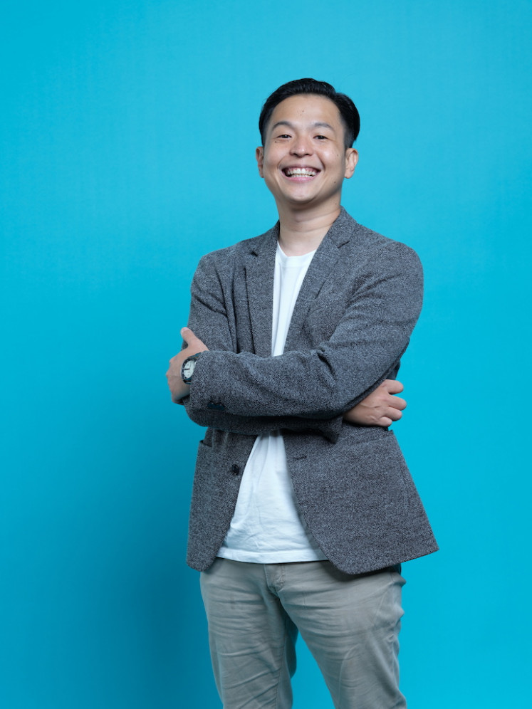 King of comedy: Ernest Prakasa is an Indonesian actor, comedian, director, writer, stand-up comic and producer. 
