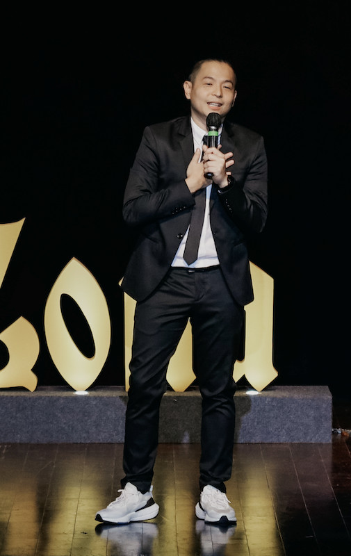 Comic communion: Ernest Prakasa and his fellow stand-up comics, including veterans such as Raditya Dika and Pandji Pragiwaksono, established Komunitas Stand Up Comedy Indonesia in July 2011. 
