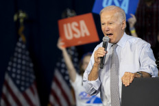 President Joe Biden speaks during a campaign rally for Democratic gubernatorial candidate Wes Moore at Bowie State University on November 7, 2022 in Bowie, Maryland. 