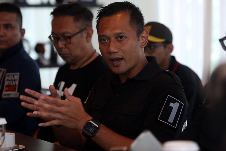 .Jakarta Governor Candidate, Agus Harimurti Yudhoyono during his visit to the Jakarta Post office, West Jakarta, Wednesday, 28/12/2016. 