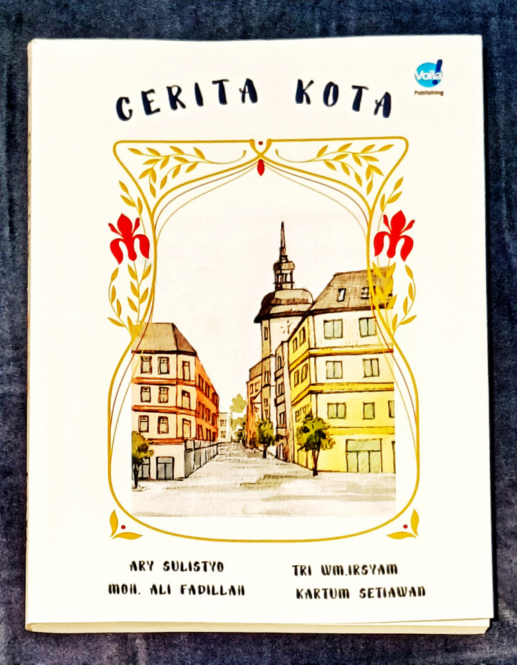 Cover story: The cover of 'Cerita Kota' portrays Jakarta's Kota Tua area. (JP/Sylviana Hamdani)