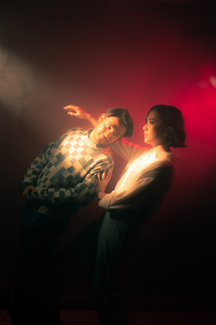 Enjoying spotlight: Biru Baru enjoyed the national spotlight when they nabbed its first Anugerah Musik Indonesia (AMI) Award nomination in September of this year. (Courtesy of JUNI Records)