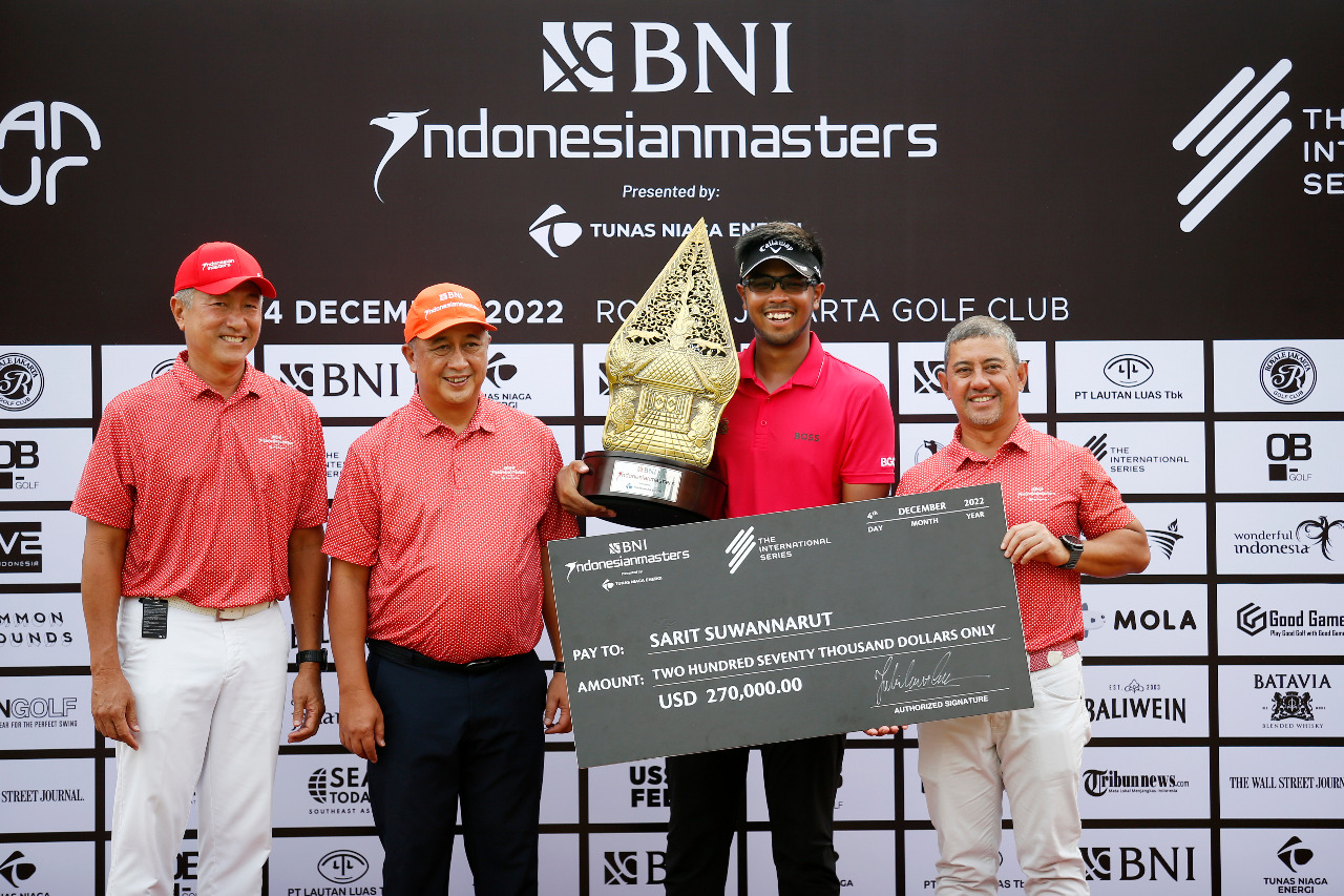 Suwannarut winner of BNI Indonesian Masters 2022 Presented by TNE, BNI