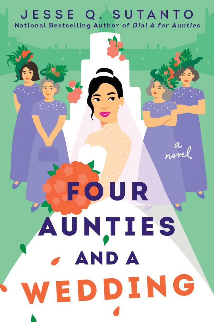 Must-read sequel: “Four Aunties and a Wedding“ features the same quartet of meddling aunts in the previous book, “Dial A for Aunties“. (goodreads.com)