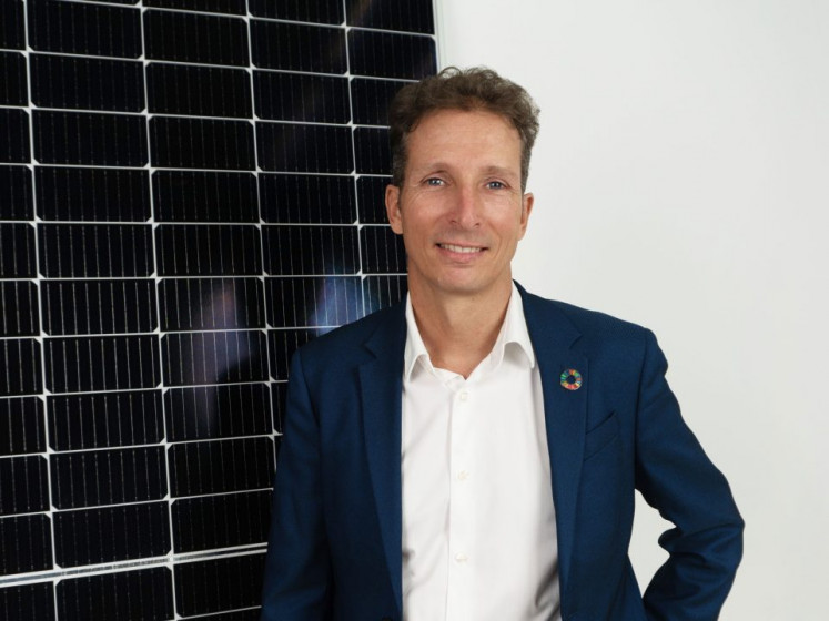 Inecosolar president director Benoit Prim