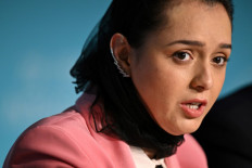 Rights advocate: Iranian actress Taraneh Alidoosti speaks during a press conference on May 26, 2022 for Leila’s Brothers at the 75th Cannes Film Festival in Cannes, France. Alidoosti was arrested on Dec. 17 after voicing support for the protest movement triggered by the death of a woman in police custody, as reported by the Iranian judiciary’s Mizan Online news website.