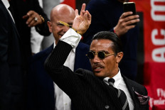 Turkish butcher, chef, food entertainer and restaurateur, Nusret Gokçe, nicknamed Salt Bae, attends the Italian Serie A football match between AC Milan and Napoli on September 18, 2022 at the San Siro stadium in Milan. 
