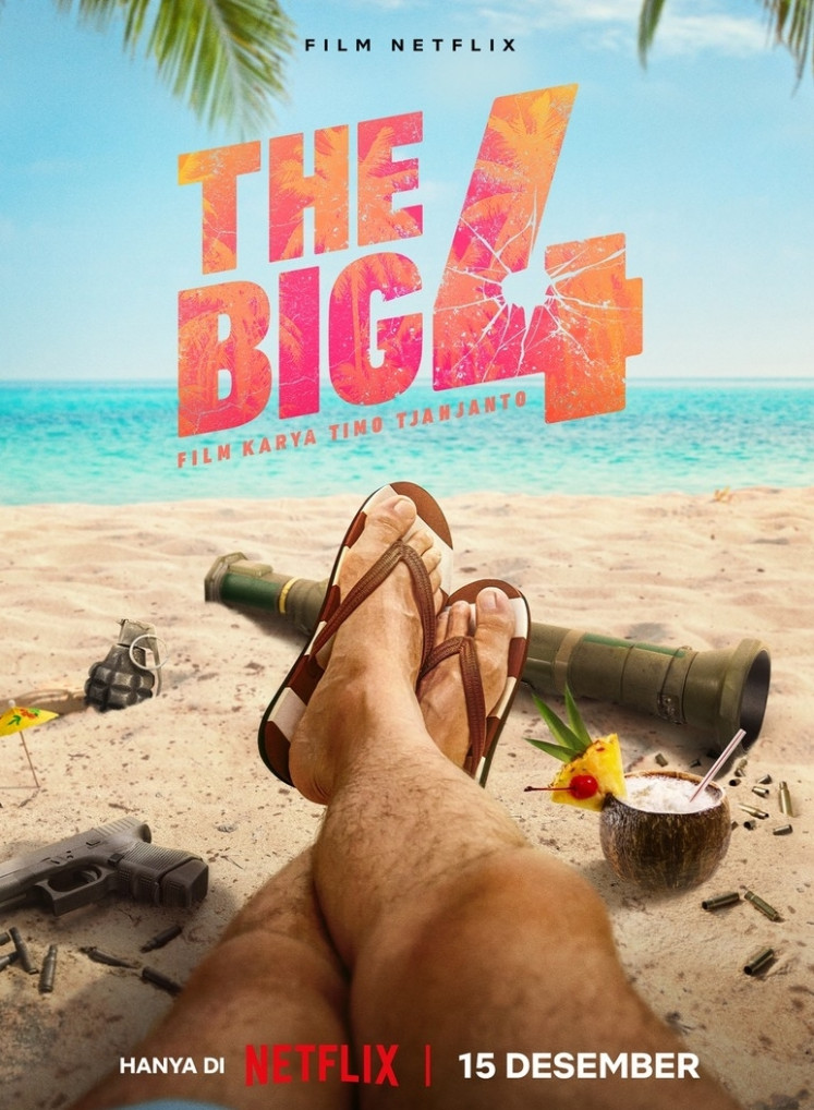 Streaming now: Indonesian action-comedy feature film 'The Big 4' premieres on Netflix on Dec. 15, 2022. (Instagram/Netflix Indonesia @netflixid)
