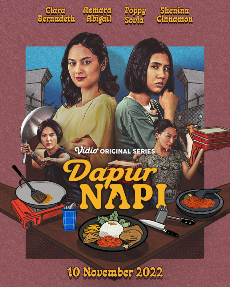 Second chances: Indonesian web series 'Dapur Napi' tells a moving story of ex-convicts who team up to open a restaurant. (Instagram/Clara Bernadeth)