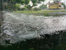 Illustration of rain in North Sumatra.