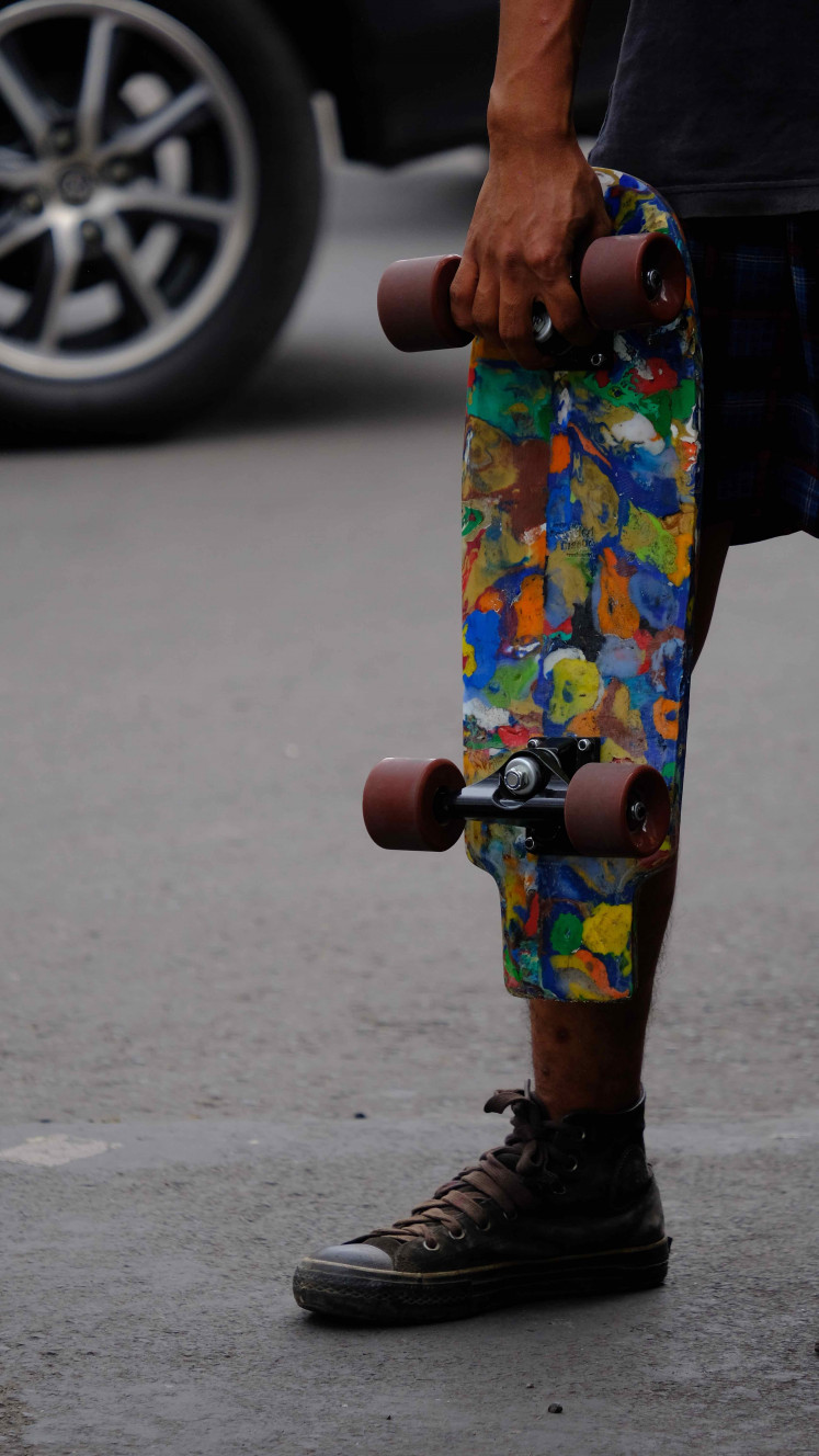 Board up: Gantyna's approach for Trash Smith is closer to the youth subculture in Bandung, in which he developed objects that are of interest for his generation. (Courtesy Trash Smith Archive)