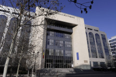 Tate detained: The main building of the Bucharest Court in Bucharest is seen on Dec. 30, 2022, where former professional kickboxer and controversial online personality Andrew Tate was expected to appear for alleged human trafficking, rape and setting up an organised criminal group.