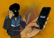 Into the rabbit hole: Entangled in debt and bills, many human trafficking victims are employed as scammers. (JP/Hengky Wijaya)