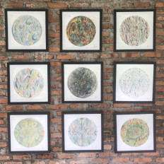 Musical meditations: The “Musical Mandalas“ sketches are studies in spirituality and music as much as they are about technique.
