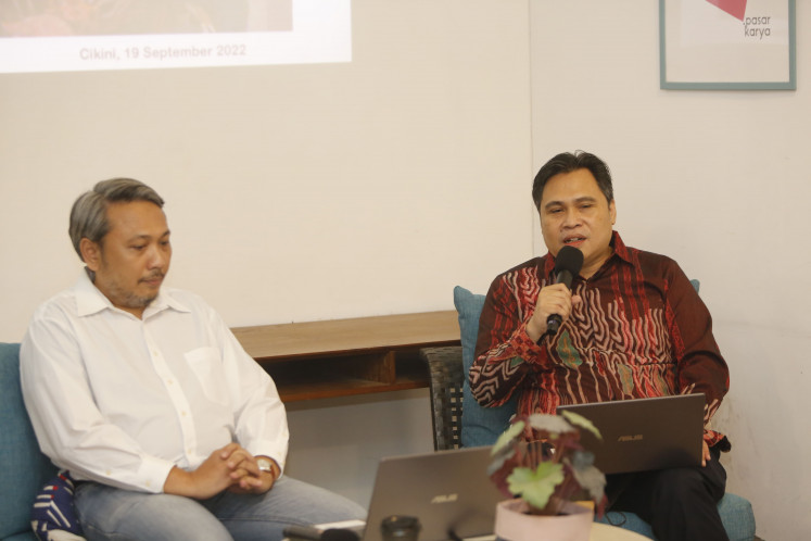 Personal reasons: Sociologist and anthropologist Johanes Herlijanto (right) shared that the rise of China had encouraged many people to revive or create Chinese names to build more connections. (Courtesy of Johanes Herlijanto)