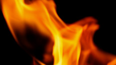 Stock illustration of a flame.