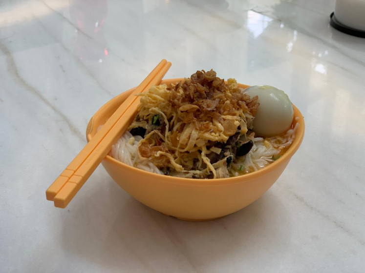 Symbol of longevity: Misua, a wheat vermicelli noodle cooked by his grandmother. (Courtesy of Henokh Sukowijoyo).jpeg