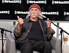 David Crosby speaks during SiriusXM's Town Hall with A.J. Eaton and Cameron Crowe hosted by John Fugelsang at the SiriusXM Studios on July 16, 2019 in New York City. 