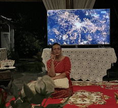 Watching HBO's ‘The Last of Us' with Christine Hakim at her home