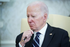 In this file photo taken on January 13, 2023, US President Joe Biden listens to Japanese Prime Minister Fumio Kishida speak in the Oval Office of the White House in Washington, DC. Officials from the US Department of Justice found six more classified documents during a search of Joe Biden's family home in Delaware this week, the president's personal lawyer said in a statement on January 21. 
