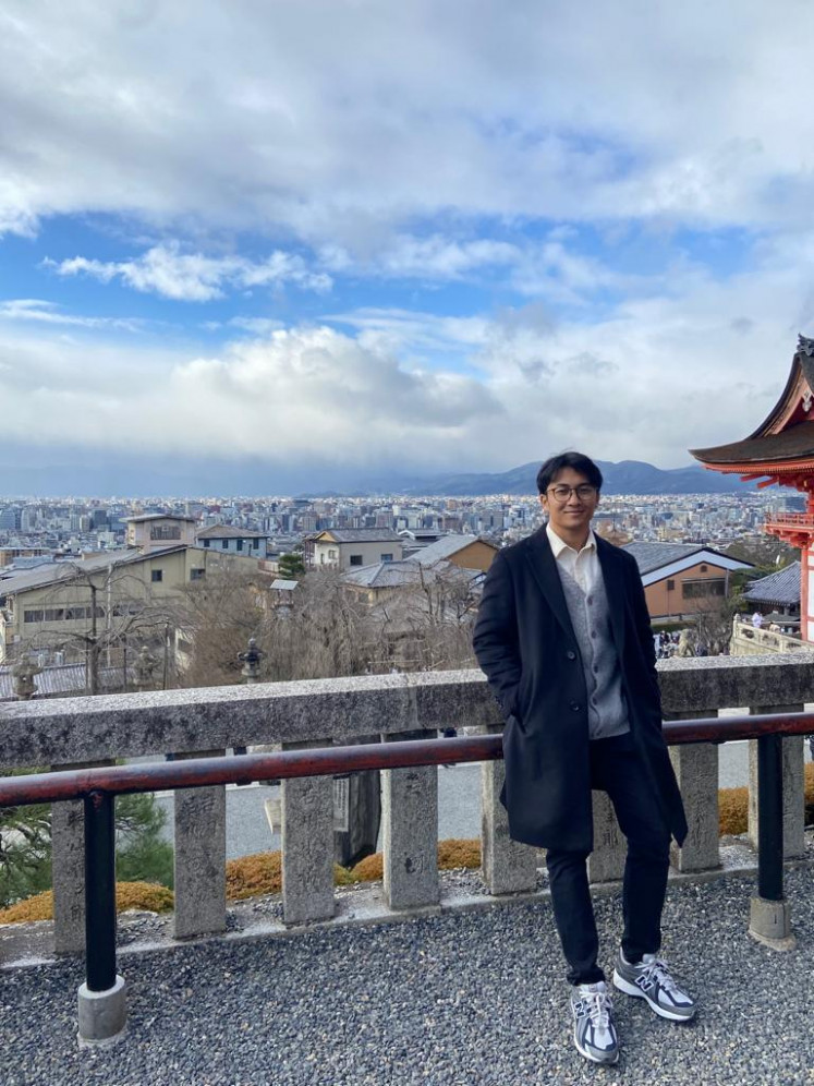 Additional skills: Kresna, an undergraduate student in Japan, shares that additional skills such as language can be key to finding more opportunities. (Courtesy of Kresna Rezdianza Warganegara)