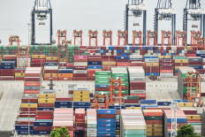 Cargo containers are stacked at Yantian port in Shenzhen in China’s southern Guangdong province on June 22, 2021.