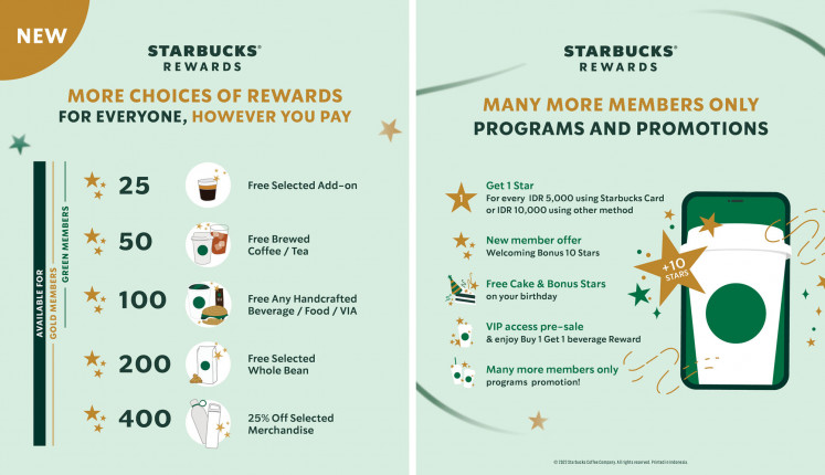 New benefits that Starbucks Rewards members can get in early 2023. 