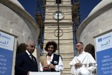 In jihadi-ruined Iraqi city, restored church bells signal hope
