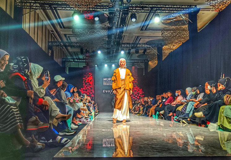 Indonesian modest fashion are contemporarily chic thanks to the creativity of Indonesian fashion designers. (JP/Sylviana Hamdani)