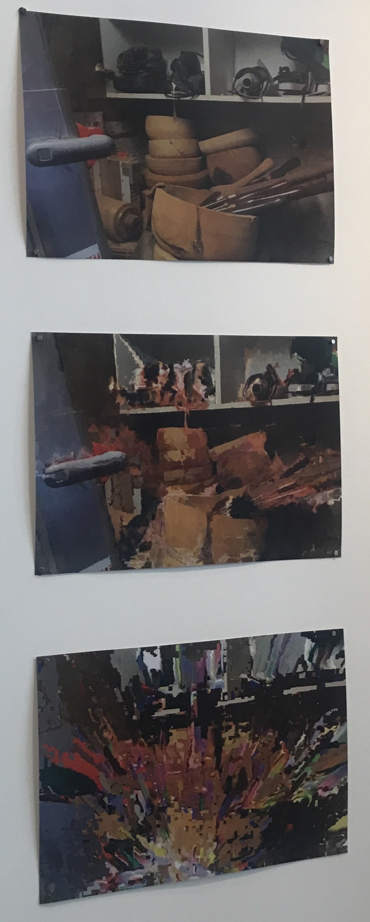 Alternate visions: Orla Commerford's Oidreacht shows how the visually impaired view their world. (JP/Tunggul Wirajuda)