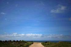 Clouds are seen on the horizon, in Playas Tijuana, Baja California, Mexico March 8, 2023. REUTERS/Jorge Duenes