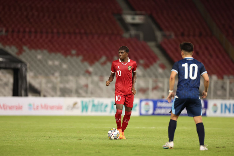 Redemption: Hugo Samir, a winger for Indonesia and Persis Solo, saw the U-20 World Cup as an opportunity to redeem himself and prove to the world that he is a talented player. (Courtesy of Hugo Samir)
