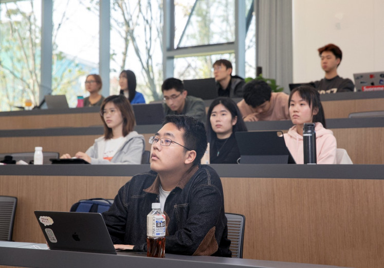 A classroom at Xi’an Jiaotong-Liverpool University (XJTLU) Entrepreneur College (Taicang) in China.