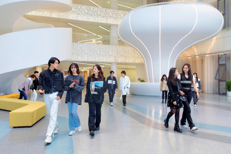 Students enjoy the modern facilities at Xi’an Jiaotong-Liverpool University (XJTLU) Entrepreneur College (Taicang).