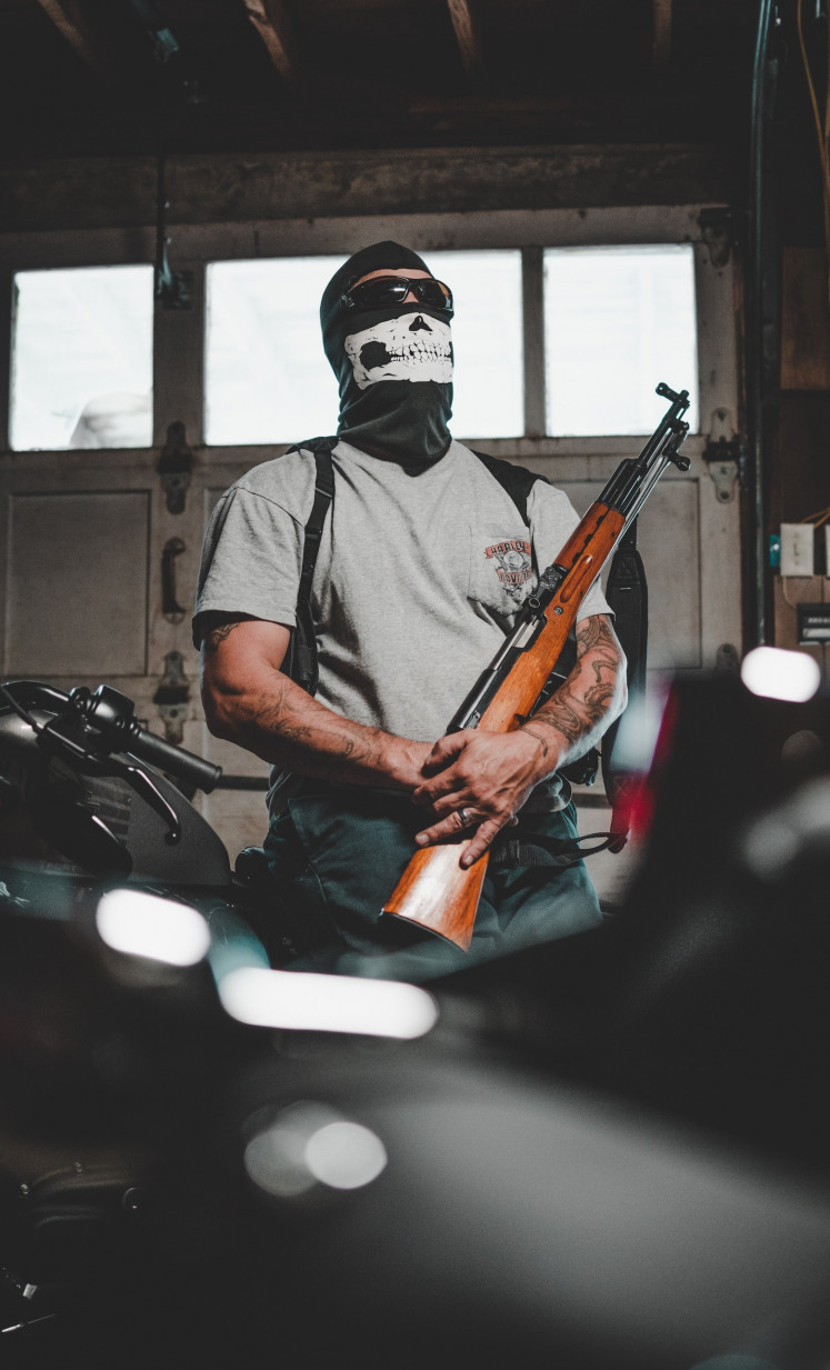Scared: Some Indonesians in the US say they live in constant fear of gun violence. (Pexels/Zachary Debottis)
